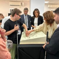 El Museo de Ronda ya cuenta con un mapa interactivo de Acinipo para personas con discapacidad visual