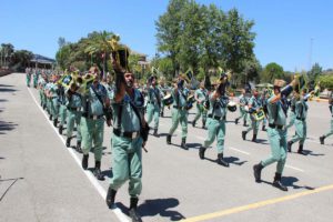 Banda de Guerra de la Legión en la parada militar.