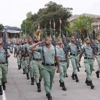 Se ha mantenido una formación de sábado legionario en el patio de armas.