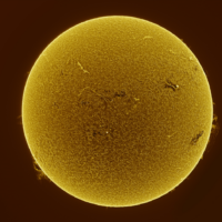 Impresionante imagen del Sol tomada por Jesús Arceiz García.