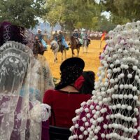 Goyescas, belleza, colorido, caballos y carruajes en el día grande de la Feria de Ronda