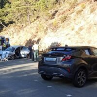 Cinco personas resultan heridas tras colisionar dos turismos en la carretera A-397 Ronda-San Pedro