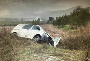 Accidente en Los Prados.