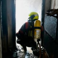 Fallece un hombre de 82 años en el incendio de una casa de campo en El Burgo