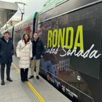 Ronda se promociona en el metro de Granada con motivo de los premios Goya