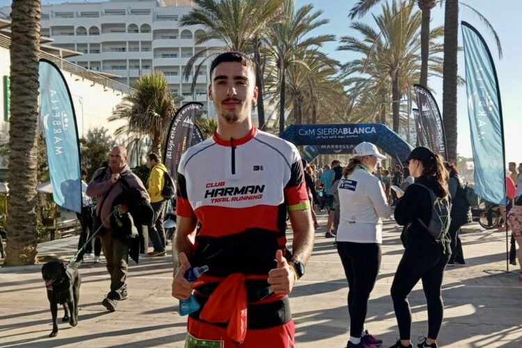 Víctor Madrid, del Club Harman, quedó segundo en la X CxM Sierra Blanca de Marbella