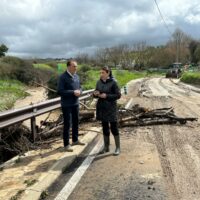 El Ayuntamiento interviene en seis caminos públicos afectados por las intensas lluvias de la pasada madrugada