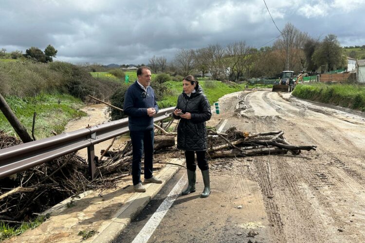 El Ayuntamiento interviene en seis caminos públicos afectados por las intensas lluvias de la pasada madrugada